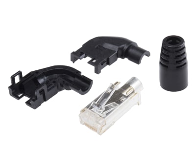 Product image for 8 WAY SHIELDED ANGLE ENTRY RJ DATA PLUG