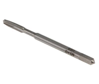 Product image for RS PRO HSS M3 Spiral Point Threading Tap, 48 mm Length