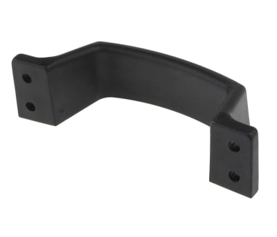 Product image for RS PRO Matte Black Plastic Drawer Handle, 164mm