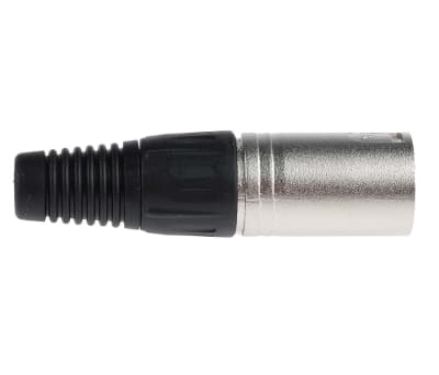 Product image for 5 way nickel finish XLR cable plug