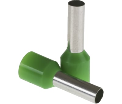 Product image for Grn insulated bootlace ferrule,12mm pin