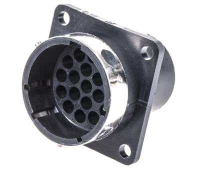 Product image for QM 19 WAY CHASSIS MOUNT PLUG SHELL