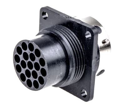 Product image for QM 19 WAY CHASSIS MOUNT PLUG SHELL