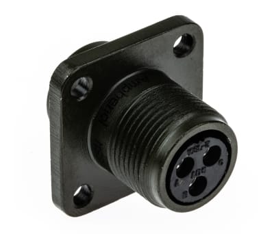 Product image for Amphenol MS Series 3 way chassis socket