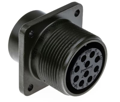 Product image for Amphenol MS Series 10 way chassis socket