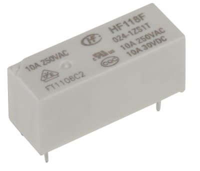 Product image for SPDT extralow PCB relay, 10A 24Vdc coil