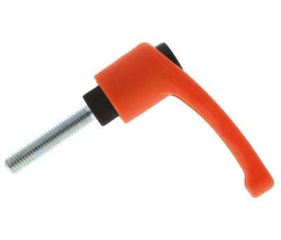 Product image for Clamp hdl,Orange nylon,Stl,M8x40,65,M