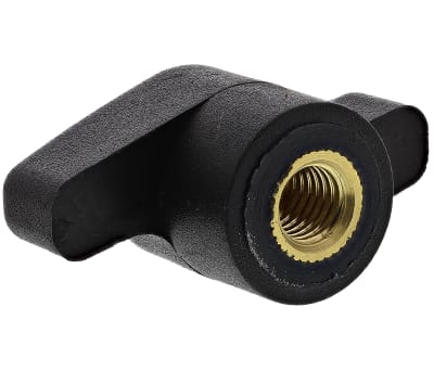 Product image for WING KNOB,BRASS INSERT, M8 F