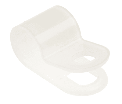 Product image for Nylon 6.6 cable P-clip,6.4mm dia