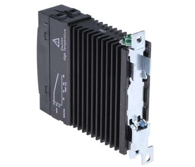 Product image for DIN SSR W/ HEATSINK 60VDC 30A, 4-32VDC