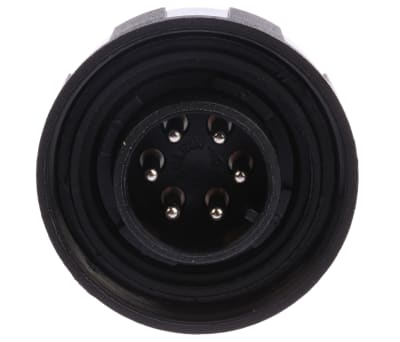 Product image for IP68 6 way cable plug,3A