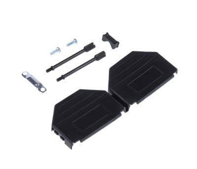 Product image for MH Connectors MHDPPK-SLIM Polyamide D-sub Connector Backshell, 25 Way, Strain Relief