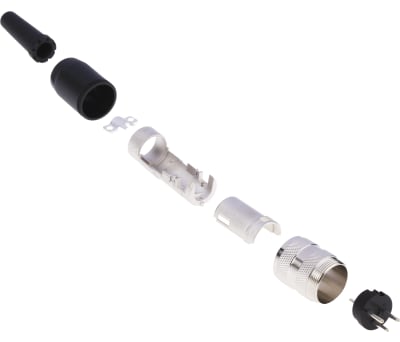 Product image for 3 way screw lock cable DIN plug,67.5MM L