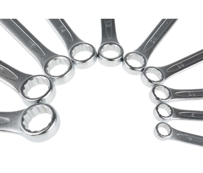 Product image for 10 Piece Metric Combination Spanner Set