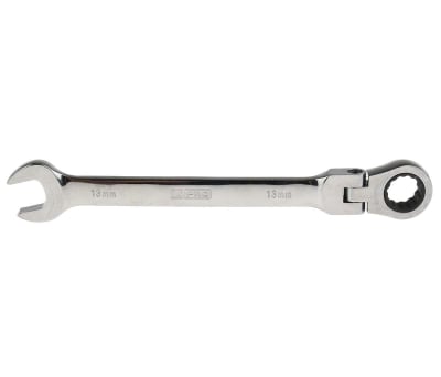 Product image for Pivot-head ratchet spanner, 13mm