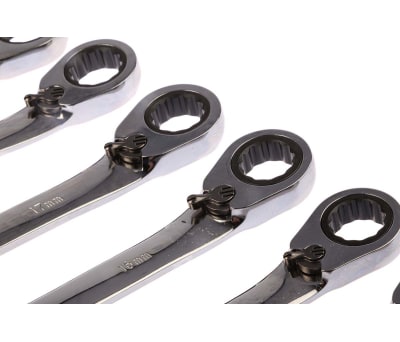 Product image for 12 Piece Reversible Ratchet Spanner Set