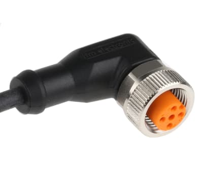 Product image for CONNECTION LEAD, M12 4 PIN, ANGLED 10M