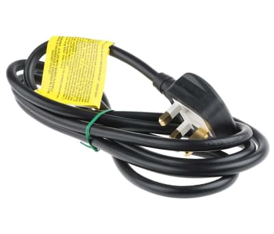 Product image for Power Cord UK BS1363 one end 2m