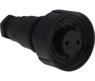 Product image for IP68 2 way cable socket,10A