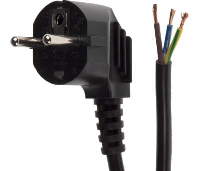 Product image for Power Cord Schuko one end 3m