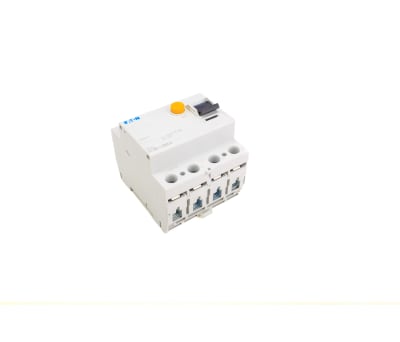 Product image for Eaton 3P+N, 40A RCD Switch, Trip Sensitivity 30mA, Type A, DIN Rail Mount