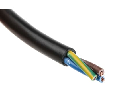 Product image for 0.75mm 3183Y Black Cable