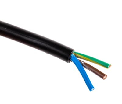 Product image for 0.75mm 2183Y Black Cable