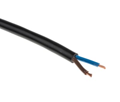 Product image for 1.5mm 3182Y Black Cable