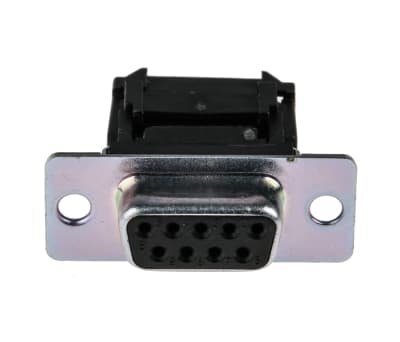 Product image for RS PRO 9 Way Right Angle Cable Mount D-sub Connector Socket, 2.77mm Pitch