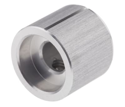 Product image for Natural finish aluminium knob,16mm dia