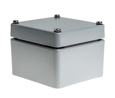 Product image for IP66 ALUMINIUM ENCLOSURE,80X75X57MM