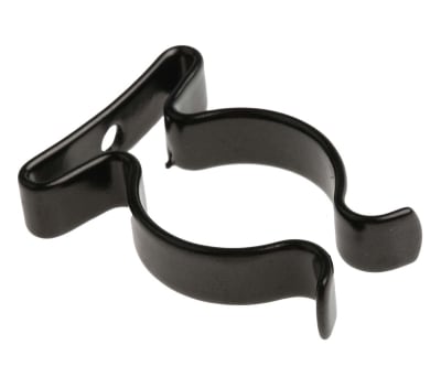 Product image for Black steel spring clip, 25.4mm