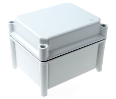 Product image for IP67 enclosure w/opaquelid,185x150x130mm