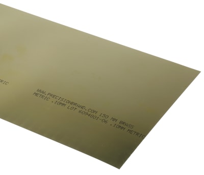 Product image for 0.10mm BRASS SH 150X2.5mt