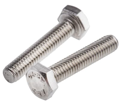 Product image for A2 s/steel hex head set screw,M4x20mm