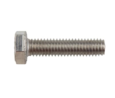 Product image for A2 s/steel hex head set screw,M6x25mm