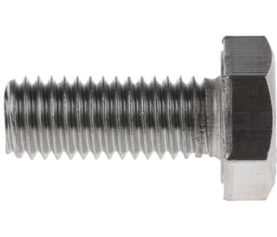 Product image for Plain Stainless Steel Hex M10 x 25mm Set Screw