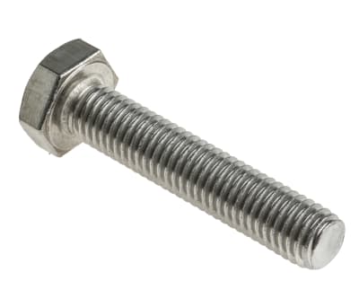 Product image for A2 s/steel hex head set screw,M10x50mm