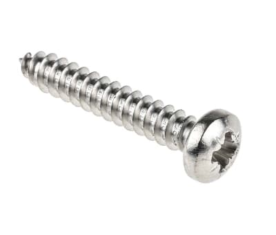 Product image for Cross self tapping screw,No.8x25.4mm