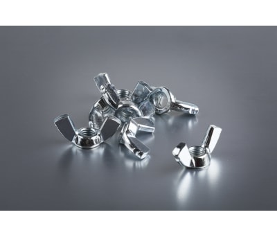 Product image for Zinc plated steel wing nut,M5