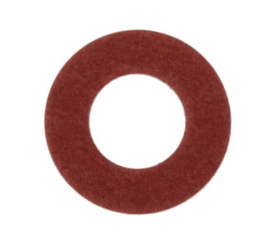 Product image for Red vulcanised fibre washer,M6