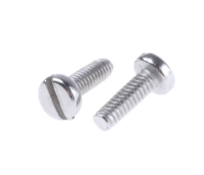 Product image for A2 s/steel slotted pan head screw,M2x6mm