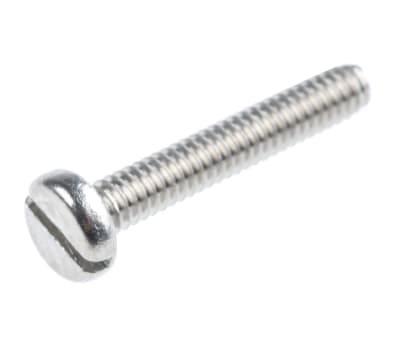 Product image for A2 s/steel slot pan head screw,M2x12mm