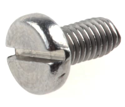 Product image for A2 s/steel slotted pan head screw,M3x6mm