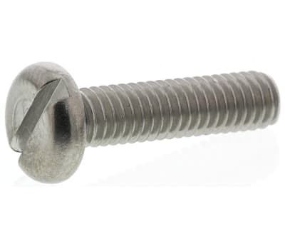 Product image for A2 S/STEEL SLOT PAN HEAD SCREW,M4X16MM