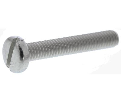 Product image for A2 s/steel slot pan head screw,M4x25mm