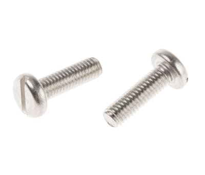 Product image for A2 s/steel slot pan head screw,M6x20mm