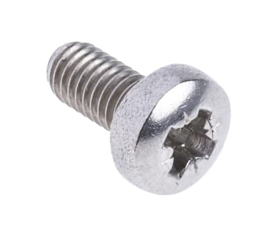 Product image for A2 s/steel cross pan head screw,M3x6mm