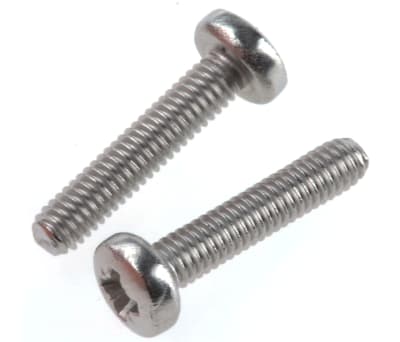 Product image for A2 s/steel cross pan head screw,M3x12mm