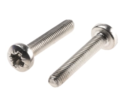 Product image for A2 s/steel cross panhead screw,M3.5x20mm